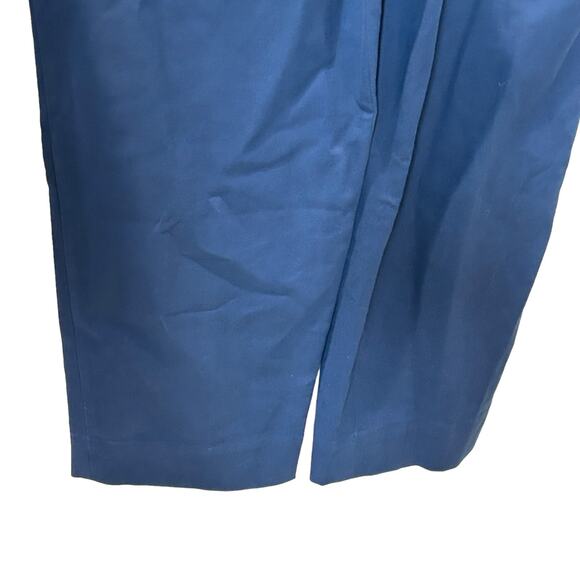 Everlane The Structured Cotton Jumpsuit V-Neck Navy Blue Women's 2 NWT - Picture 9 of 11